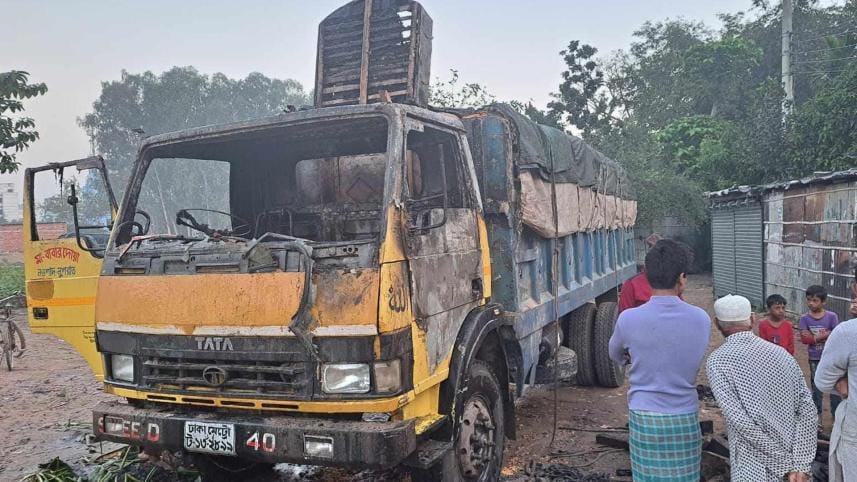 Six vehicles torched so far on second day of blockade