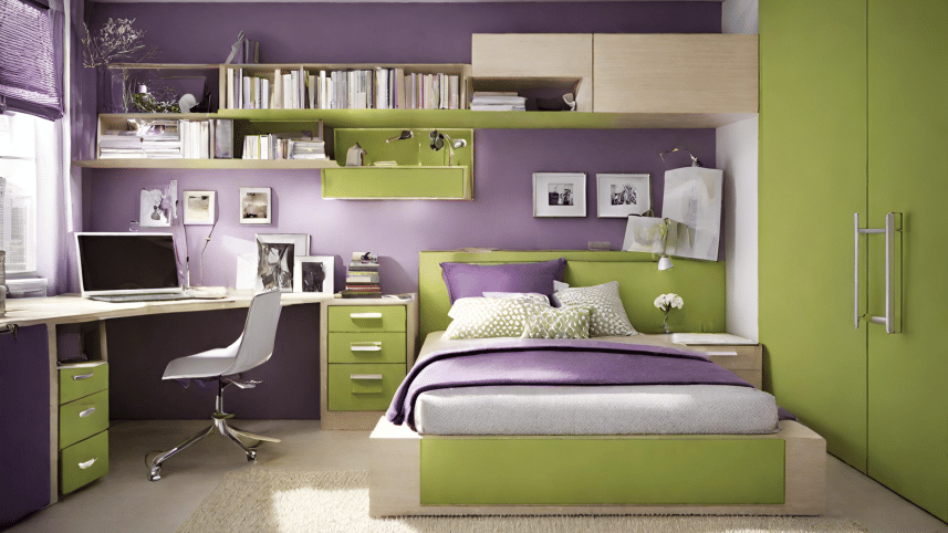 space saving hacks for small bedrooms