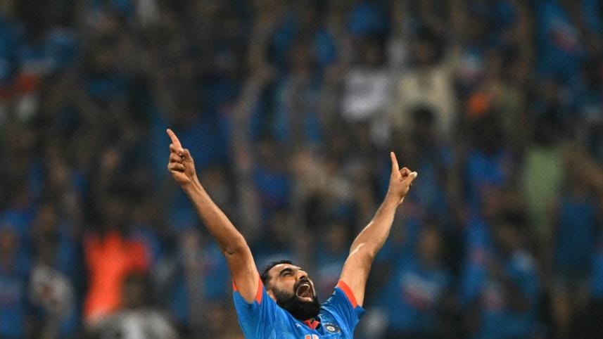 Mohammed Shami's seven wicket