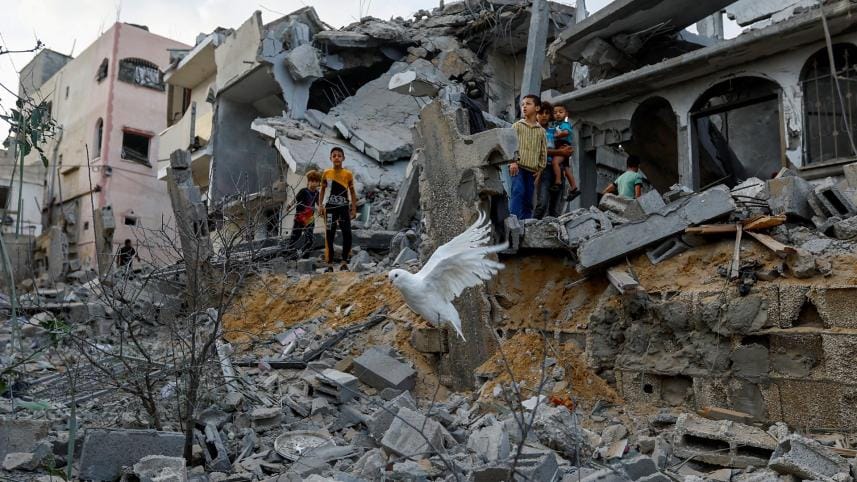 Israel air strike on Gaza October 2023