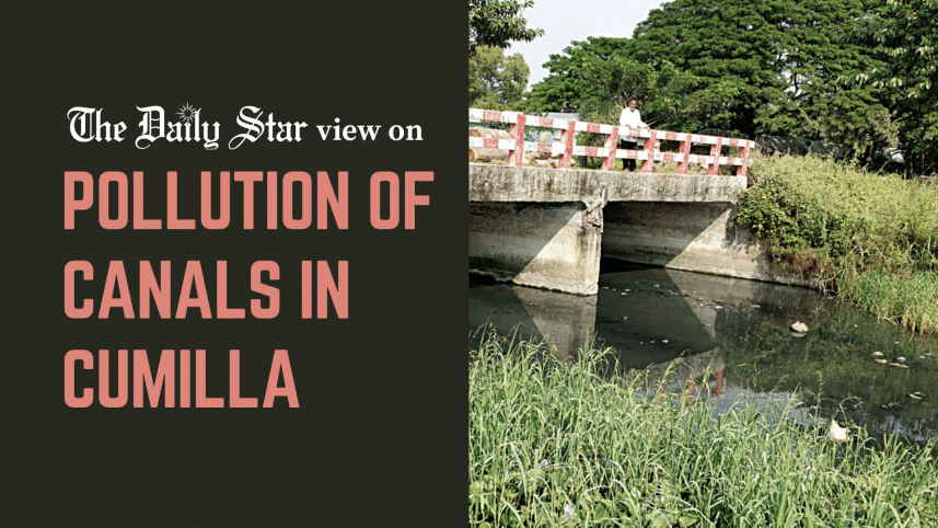 Cumilla canal pollution