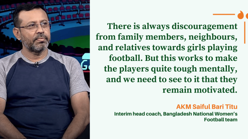 ‘Girls tend to be strong by default when it comes to playing football’