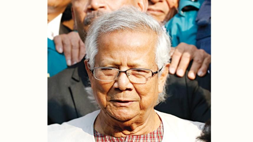 Dr Yunus jailed for 6 months