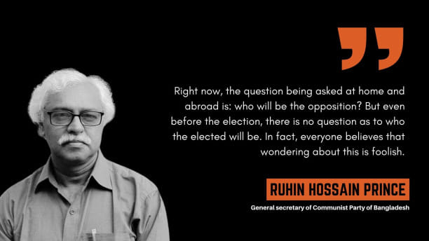 ‘Even before the election, there is no question as to who the elected will be.’