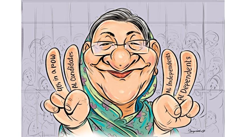 Awami League won a record fourth consecutive term in an election