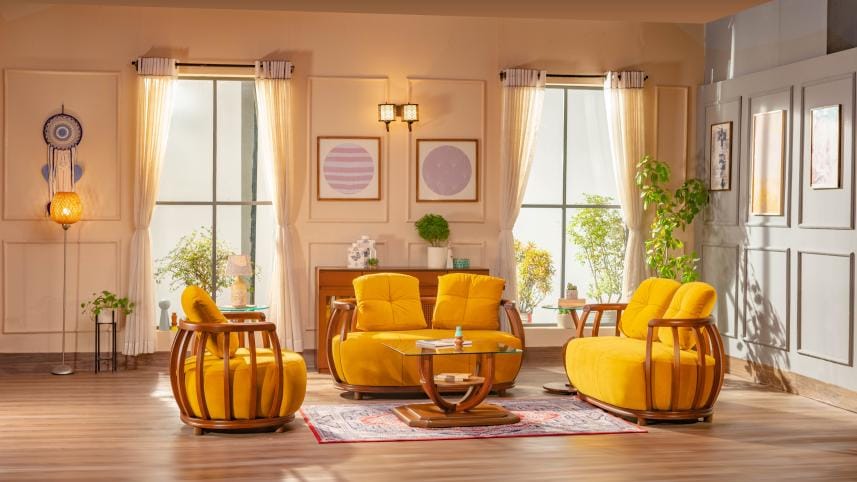 Newlyweds’ guide to creating a picture-perfect living room on a budget