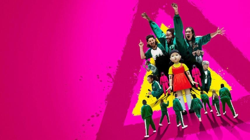 Squid Game: The Challenge promotional poster