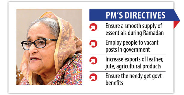 Hasina Urges Ministries to Lower Essential Prices