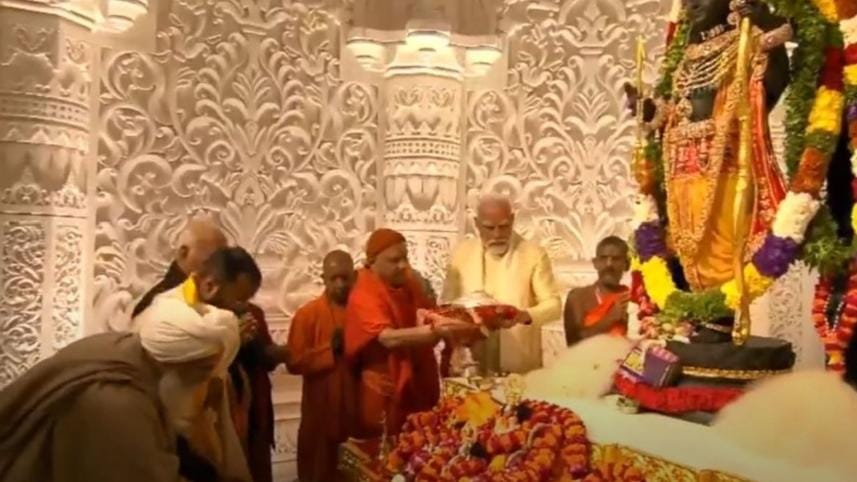 India's Ayodhya Ram Mandir temple inaugurated by Modi