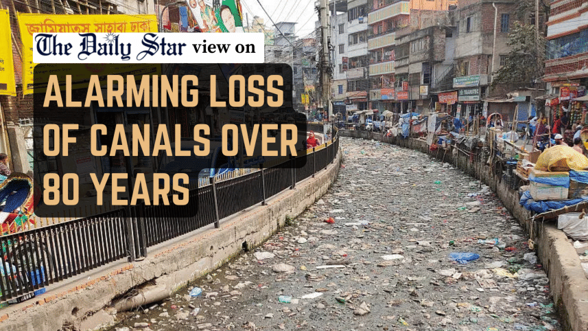 alarming loss of canals over 80 years