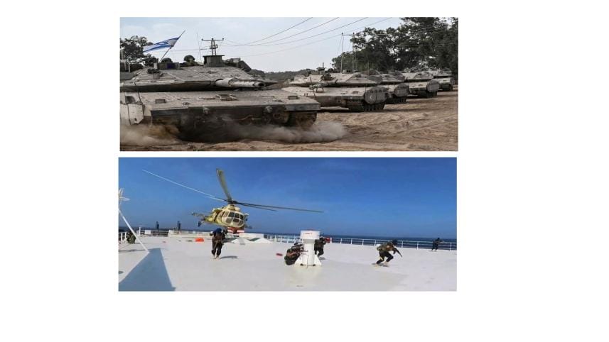 Israeli Tanks on Gaza 