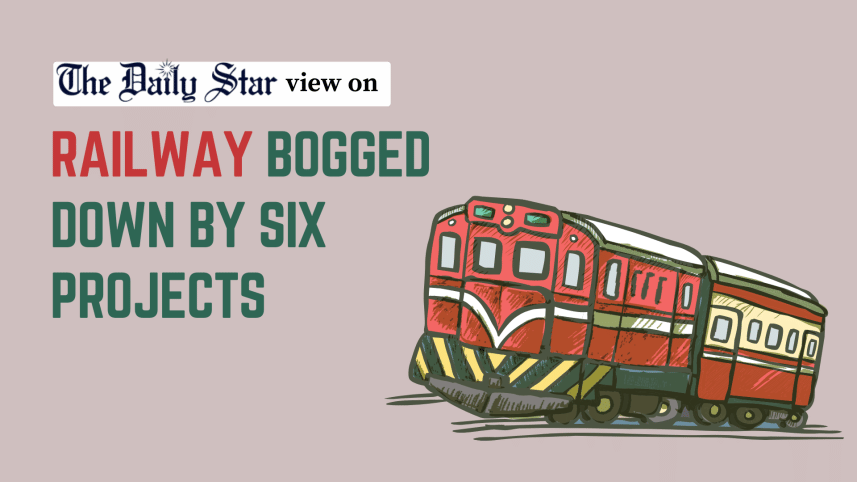 railway bogged down by six projects