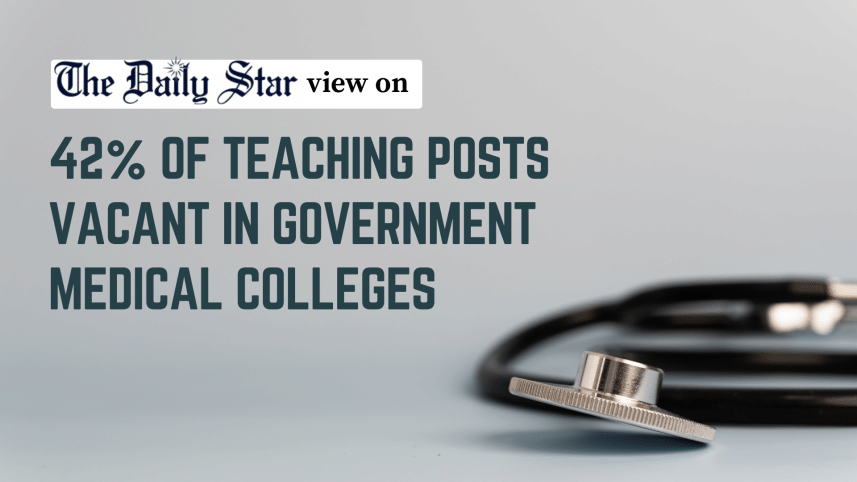 42 of teaching posts vacant in government medical colleges