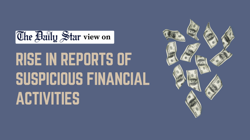 rise in reports of suspicious financial activities