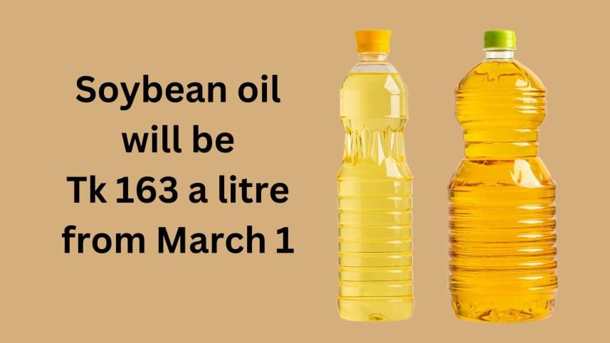 Soybean oil to be Tk 10 cheaper