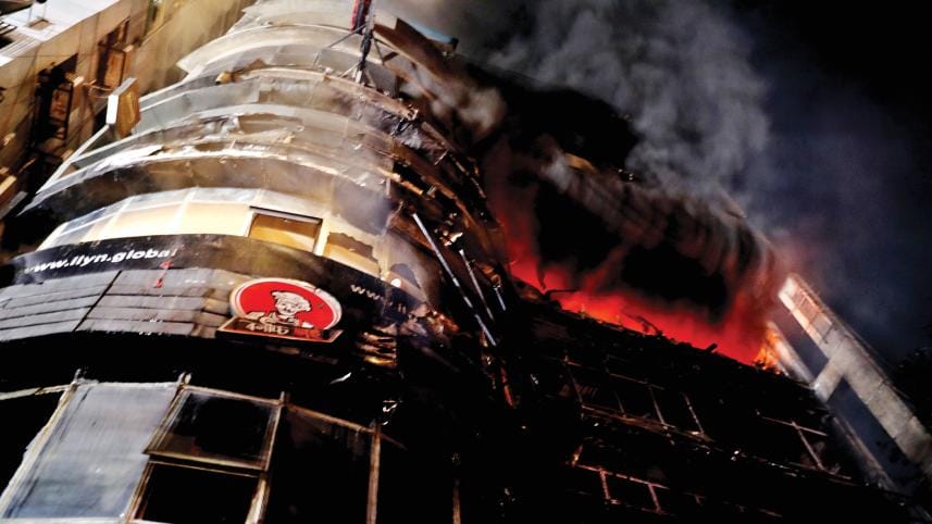 fire incident in dhaka bailey road