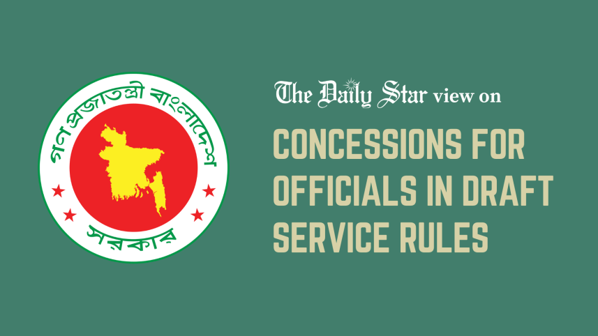 concessions for officials in draft service rules