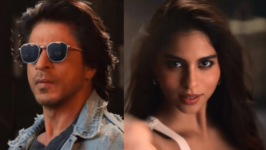 Shah Rukh Khan and Suhana.png