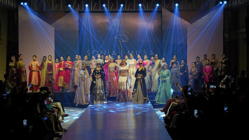 Sonia Musa Dhaka Eid-ul-Fitr collection showcased at Aloki Convention Center 