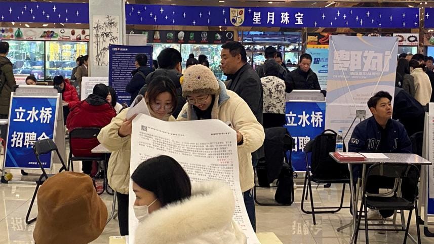 China employment pressure 