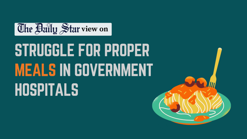 struggle for proper meals in government hospitals
