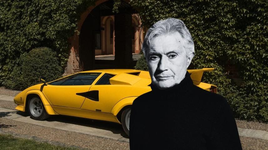 Marcello Gandini was renowned for his legendary design of the Lamborghini Countach.