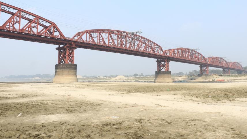 Poor upstream flow turns the Padma river dry, farmers and fishers in trouble