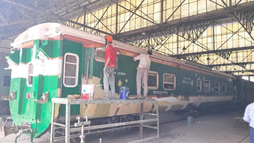 Preparing trains for Eid rush