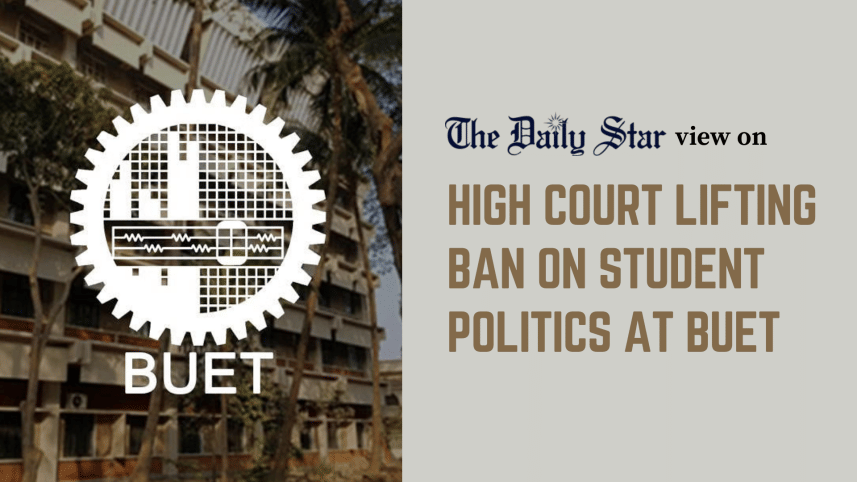high court allowing student politics on buet campus