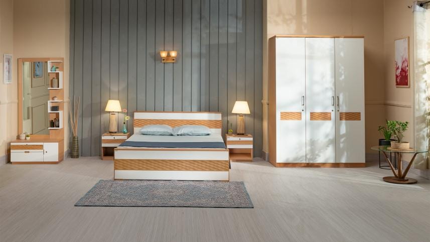 Stress-free bedroom makeover using furniture sets