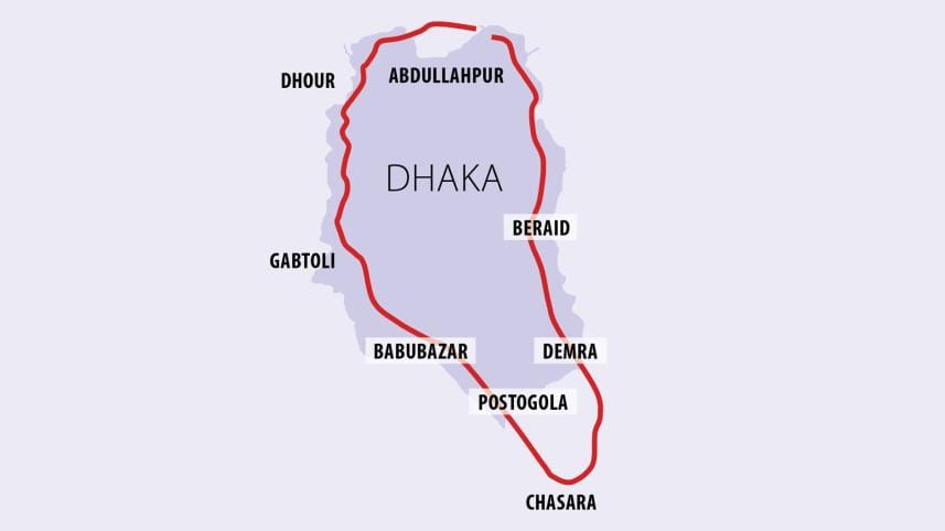 Inner ring road development in Bangladesh