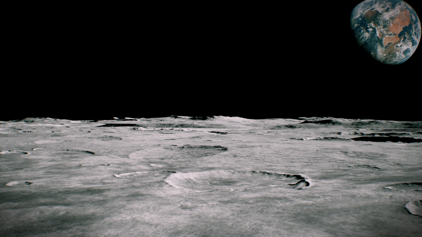 Moon surface