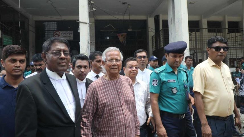 Prof Yunus, 13 others granted bail in graft case