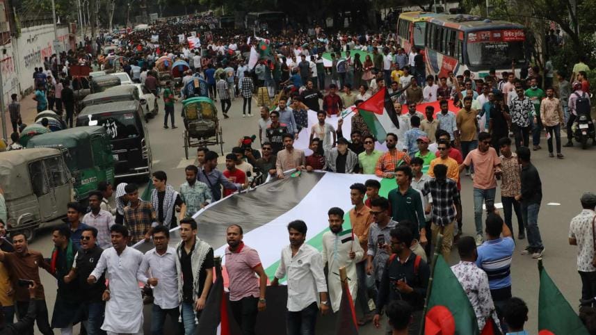 BCL support Palestinian cause America