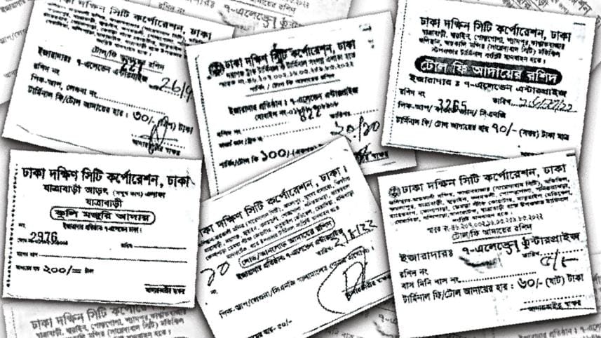 Illegal city toll collection in Dhaka
