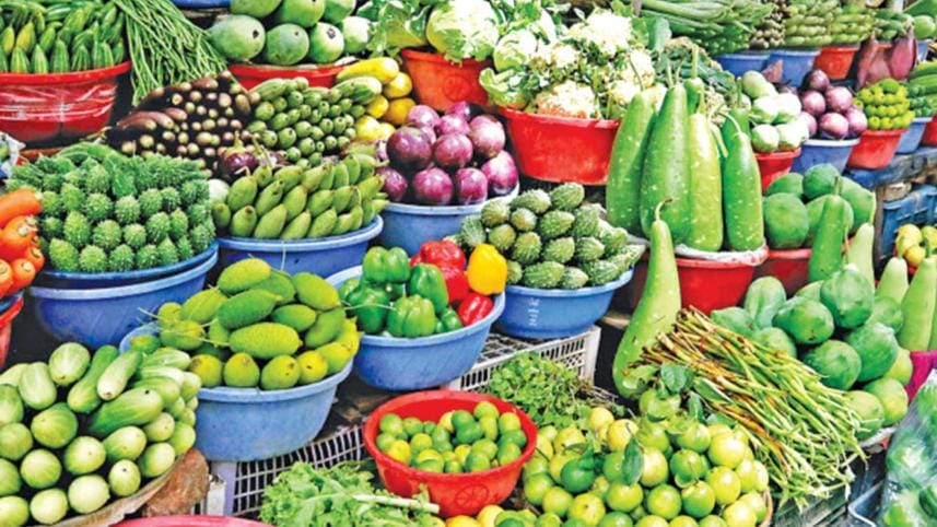 Increasing vegetable prices by 20%