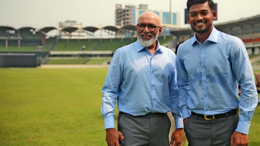 Chandika Hathurusingha with Shanto