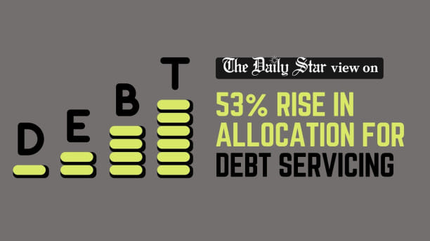 rise in allocation for Bangladesh's debt servicing