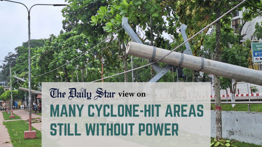power outages after cyclone remal