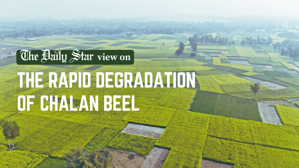 the rapid degradation of chalan beel