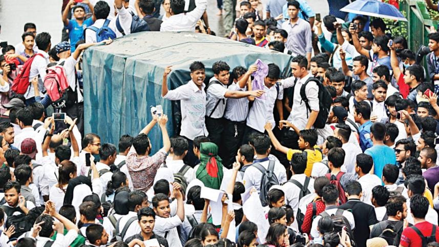 Student protests can challenge the status quo