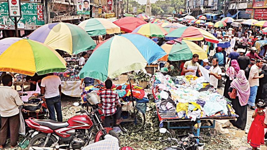 Dhaka footpath extortion