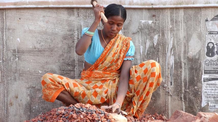 womeon workers in Bangladesh's construction sector