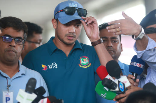 Taskin apologised for arriving late before India match
