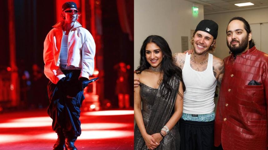 Justin Bieber, Anant Ambani, Radhika Merchant