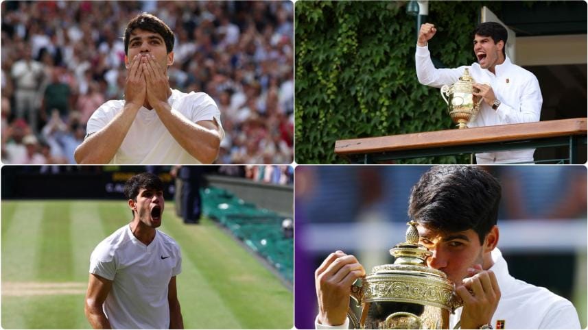 Alcaraz Wimbledon champion 2024