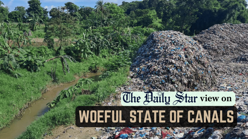 woeful state of canals in bangladesh