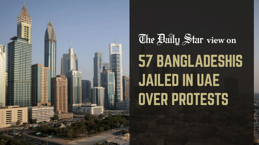57 bangladeshis jailed in uae over protests
