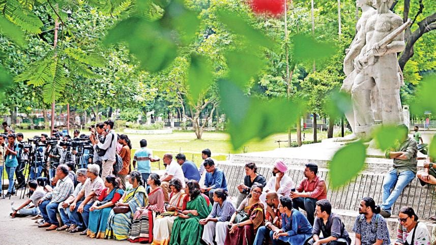 Quota reform protests in Dhaka