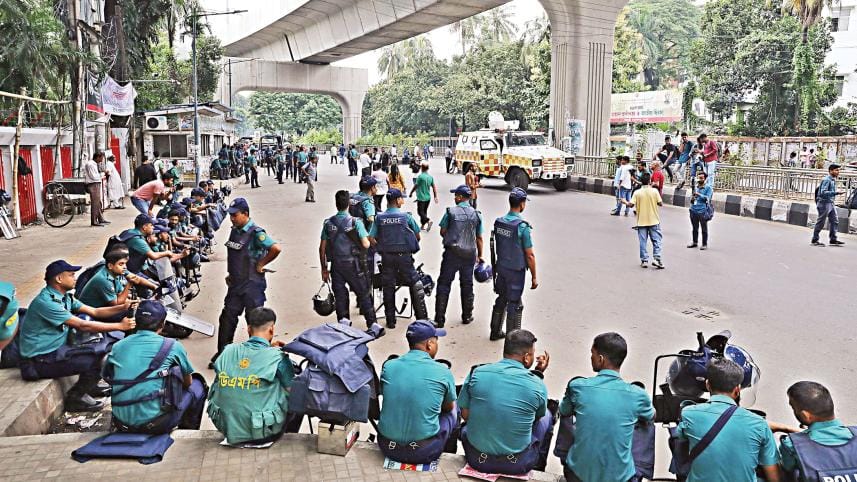 Quota reform demonstrators face obstruction from law enforcement